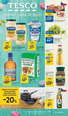 akční leták Tesco 23.3.2022-29.3.2022