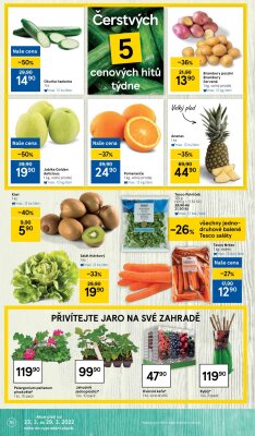 akční leták Tesco 23.3.2022-29.3.2022