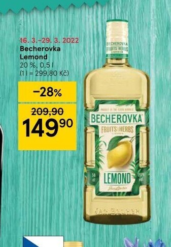 Becherovka Lemond