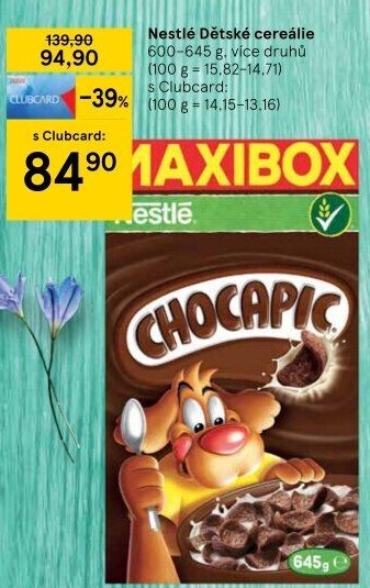 Cereálie Nestlé