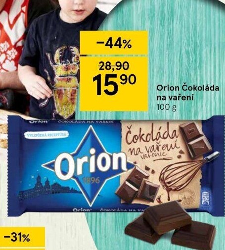 Čokoláda na vaření Orion