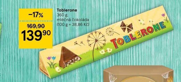 Čokoláda Toblerone