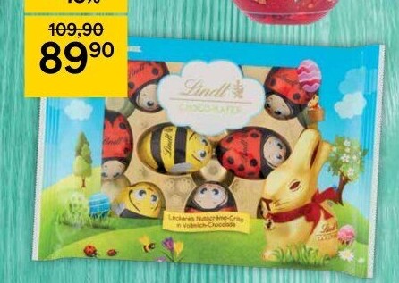 Čokoládové figurky velikonoční Lindt