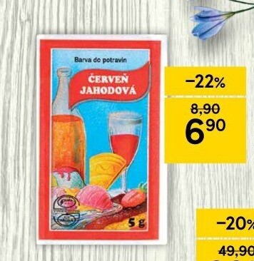 Potravinářské barvivo Bona-Korba