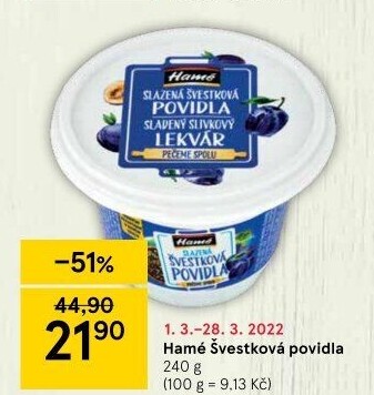 Povidla Hamé