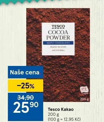 Prášek kakaový Tesco