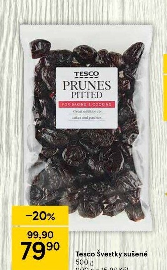 Švestky sušené Tesco