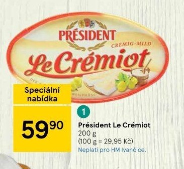 Sýr Le Crémiot Président