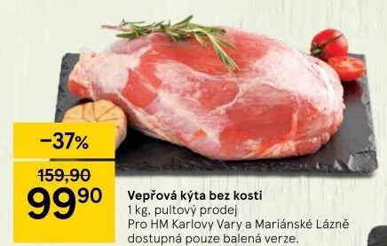 Vepřová kýta bez kosti