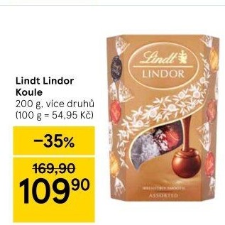 Bonboniéra Pralinky Lindor Lindt