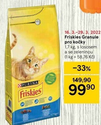 Granule pro kočky Friskies