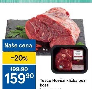 Hovězí kližka bez kosti Tesco