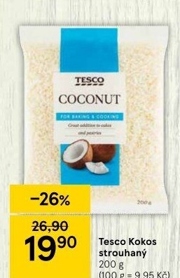 Kokos strouhaný Tesco