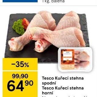 Kuřecí stehna Tesco