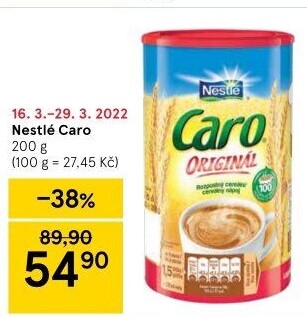 Nápoj instantní obilninový Caro Nestlé