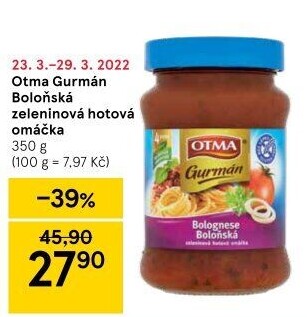 Omáčky hotové Gurmán Otma