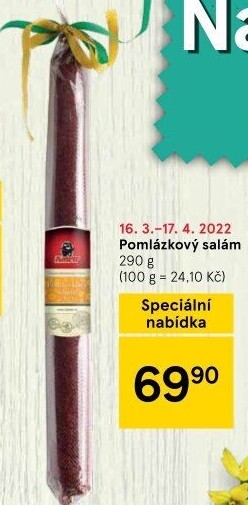 Pomlázkový salám Kmotr