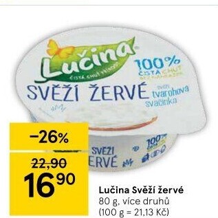 Svěží žervé Lučina