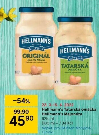 Tatarská omáčka Hellmann'