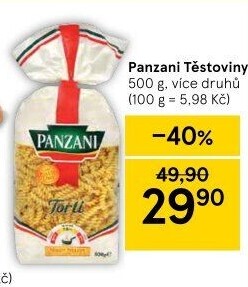 Těstoviny Panzani