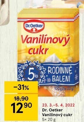 Vanilínový cukr Dr. Oetker