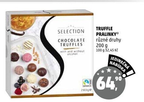 Bonboniéra Pralinky Truffles Selection