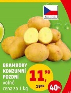 Brambory konzumní pozdní