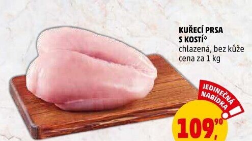 Kuřecí prsa s kostí