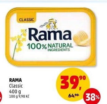 Margarín Classic Rama