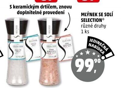 Mlýnek se solí Selection