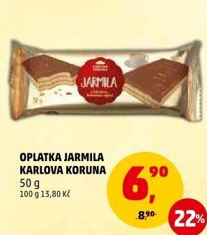 Oplatka Jarmila Karlova Koruna
