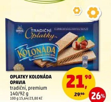 Oplatky Kolonáda Opavia
