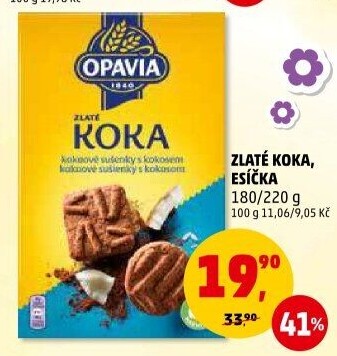 Sušenky Koka Zlaté Opavia