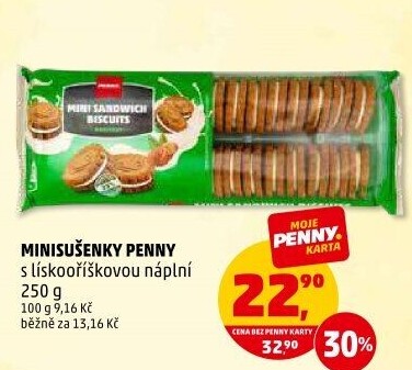 Sušenky slepované mini Penny