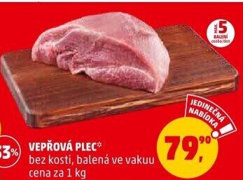 Vepřová plec bez kosti