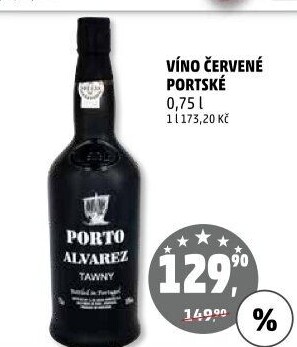 Víno portské Alvarez