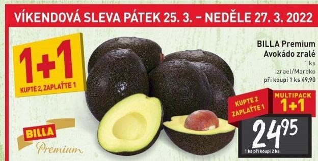 Avokádo Premium Billa