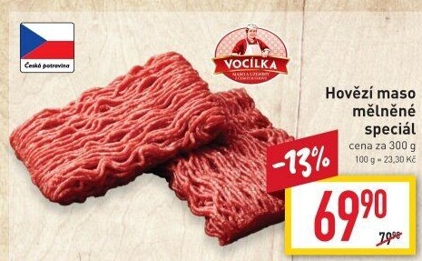 Hovězí mleté maso speciál Vocílka