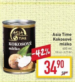 Kokosové mléko Asia Time