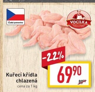 Kuřecí křídla Vocílka