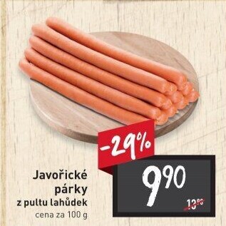 Párky javořické