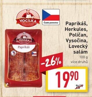 Salám Paprikáš Vocílka