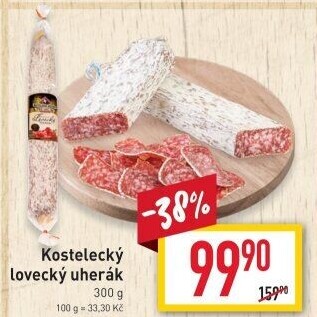 Salám Uherák lovecký Kostelecké uzeniny