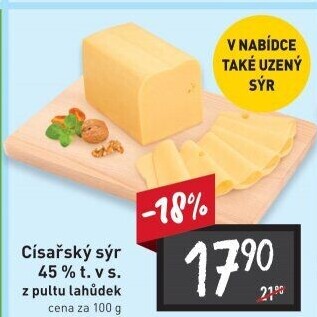 Sýr Císařský 45%