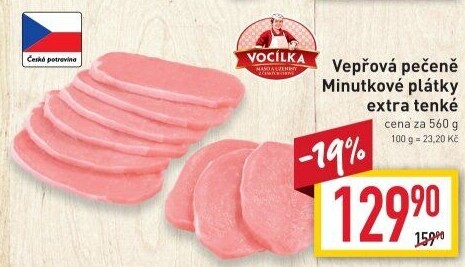 Vepřová pečeně bez kosti Vocílka