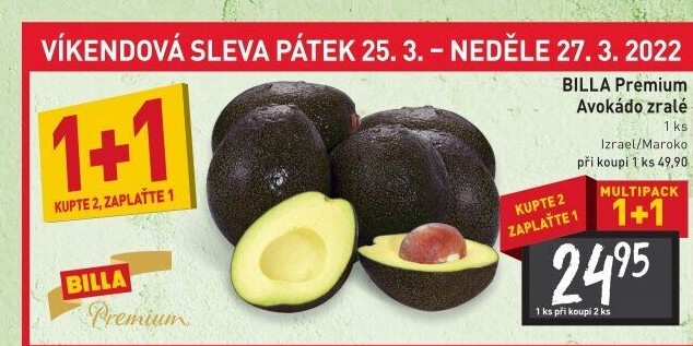 Avokádo Premium Billa