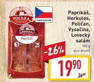 Salám Paprikáš Vocílka