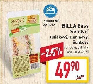Sendvič Easy Billa