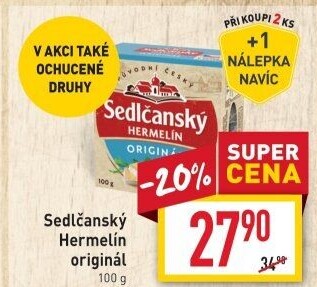 Sýr Hermelín Sedlčanský
