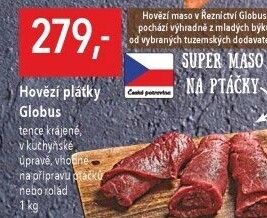 Hovězí plátky Globus